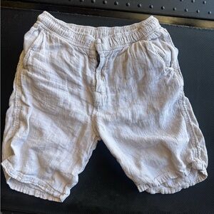 Zara Kids Light Gray Linen Shorts